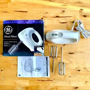 GE 200 Watt/6 Speed Electrical Hand Mixer